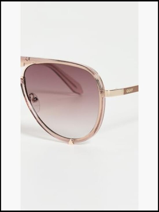Vintage Aviator Sunglasses - Gold Metal Frame, Non-Polarized UV Protection main image 4